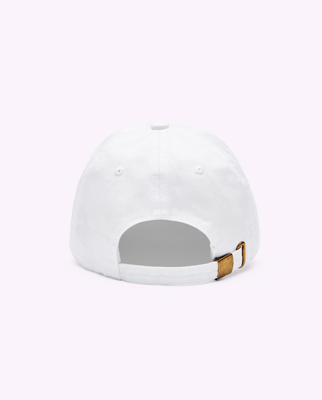Hat, White with Orange Logo