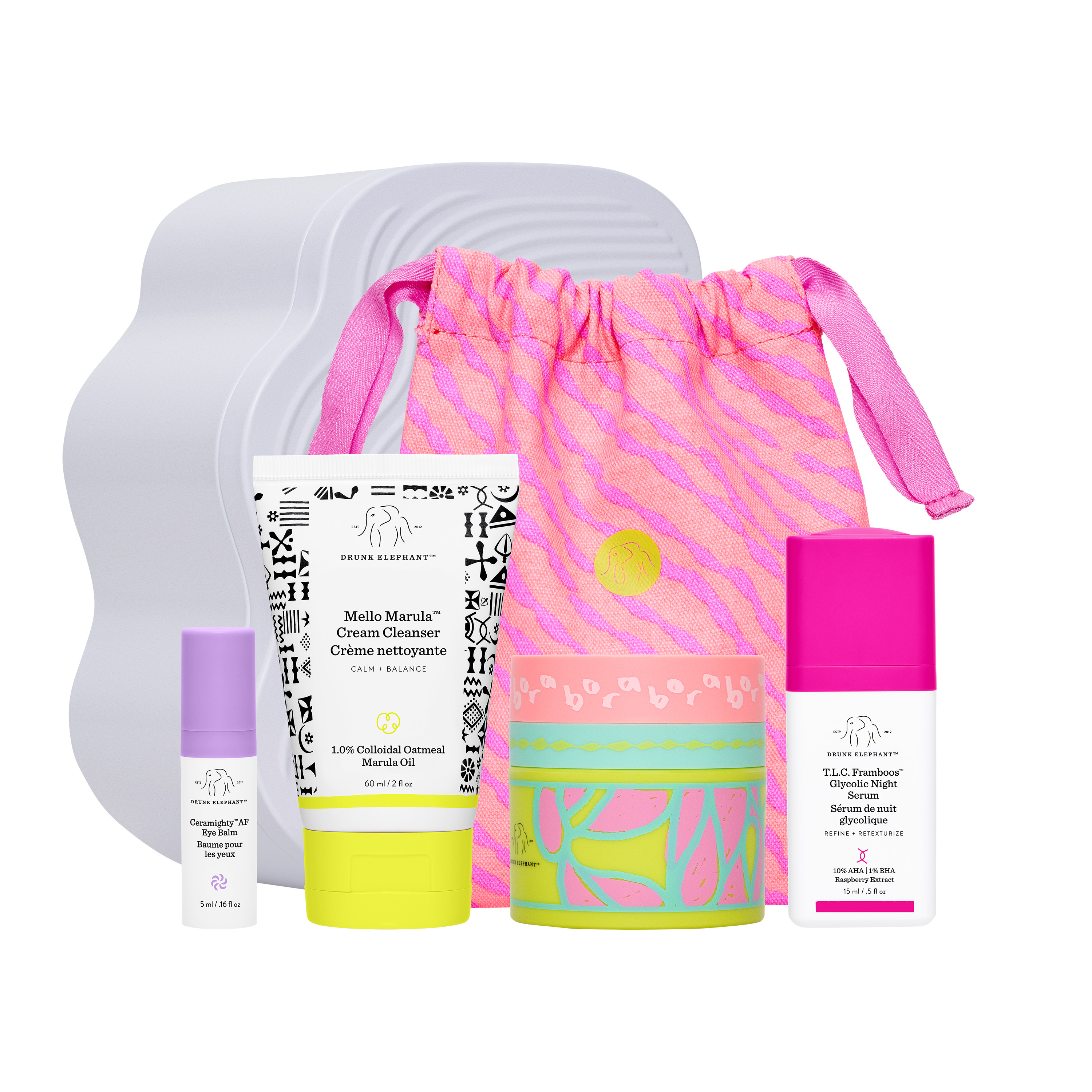 Moisturizing and soothing skincare kit | Drunk Elephant