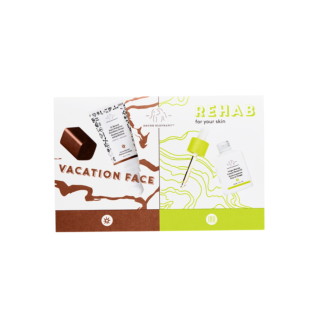 D-Bronzi™ Anti-Pollution Sunshine Drops + Virgin Marula Luxury Facial Oil Sample Duo, 