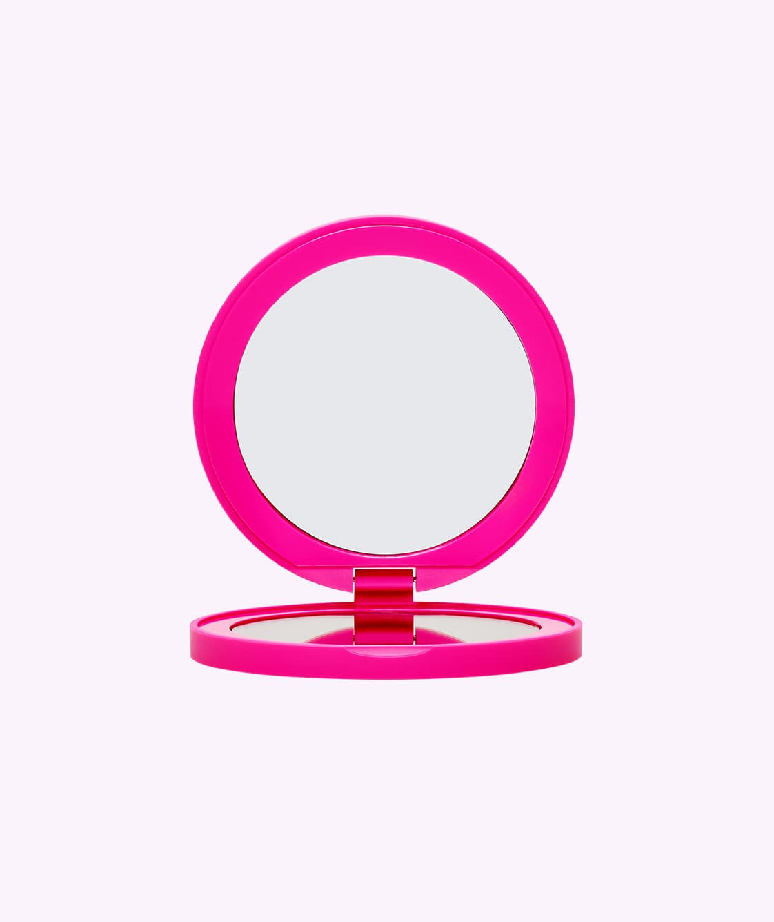 Compact Mirror, Hot Pink