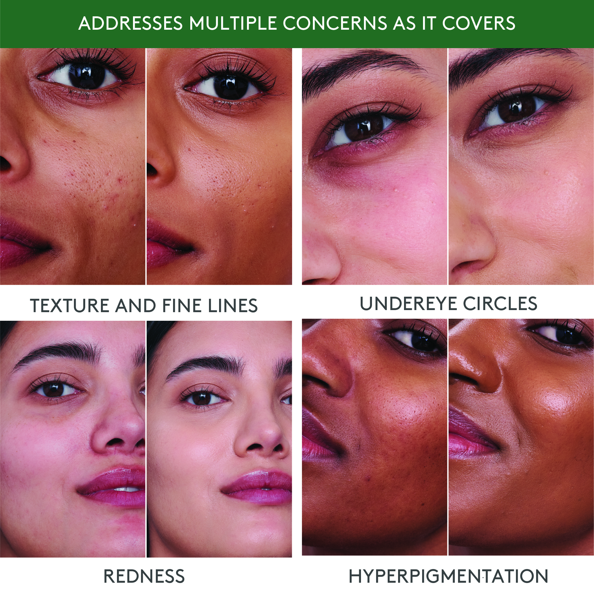 Kamo Triple-Peptide&trade; Cover Drops, Fair 2C