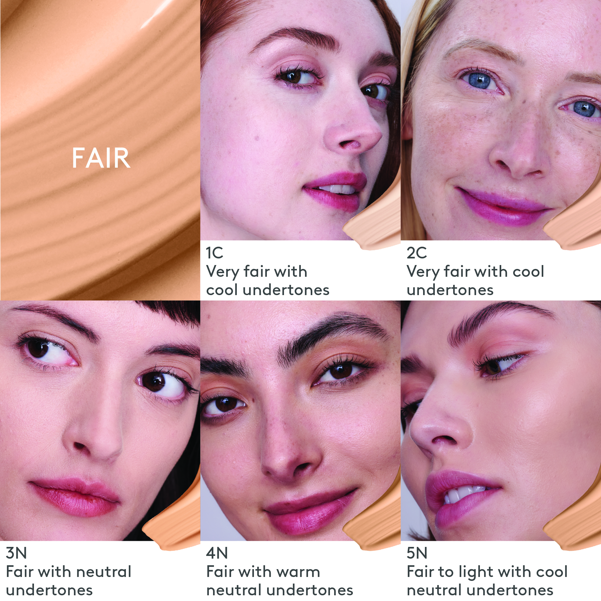 Kamo Triple-Peptide&trade; Cover Drops, Fair 2C